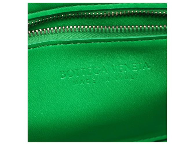 Borsa a tracolla Bottega Veneta Cassette Maxi Intrecciato Verde - vista 4