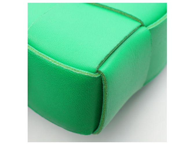Borsa a tracolla Bottega Veneta Cassette Maxi Intrecciato Verde - vista 6
