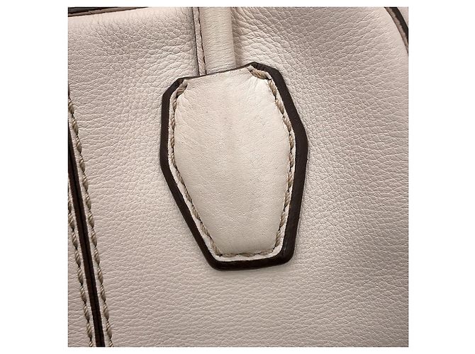Borsa a mano Tod's Mikey Mini Bowler in pelle Crudo - vista 9