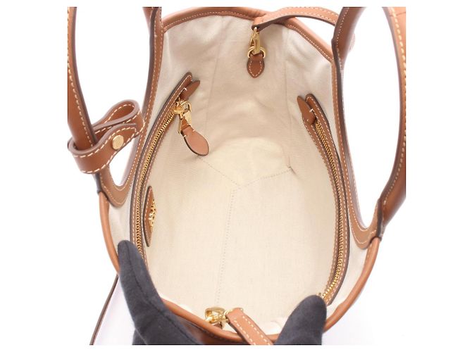 Borsa 2-Way Ivy Miu Miu in pelle marrone - vista 3