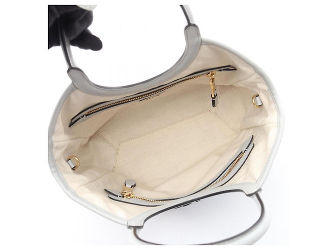 Borsa a mano 2-Way Miu Miu Ivy Blu - vista 3