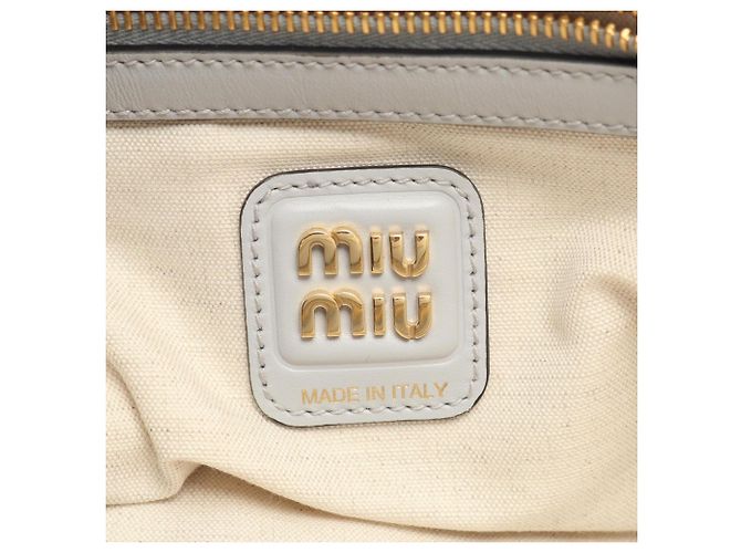 Borsa a mano 2-Way Miu Miu Ivy Blu - vista 4
