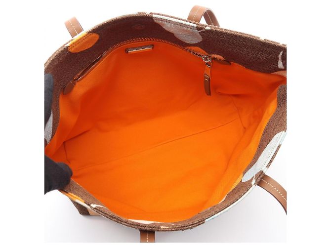 Borsa Tote Miu Miu in Tessuto stampata Marrone Multicolore - vista 3