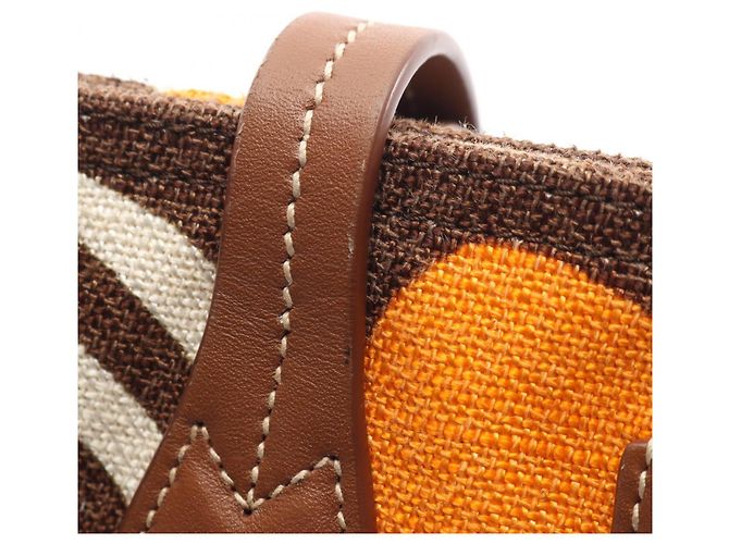 Borsa Tote Miu Miu in Tessuto stampata Marrone Multicolore - vista 9