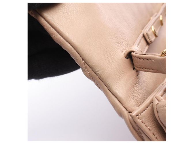 Borsa a tracolla Miu Miu Matelassé in pelle rosa - vista 5