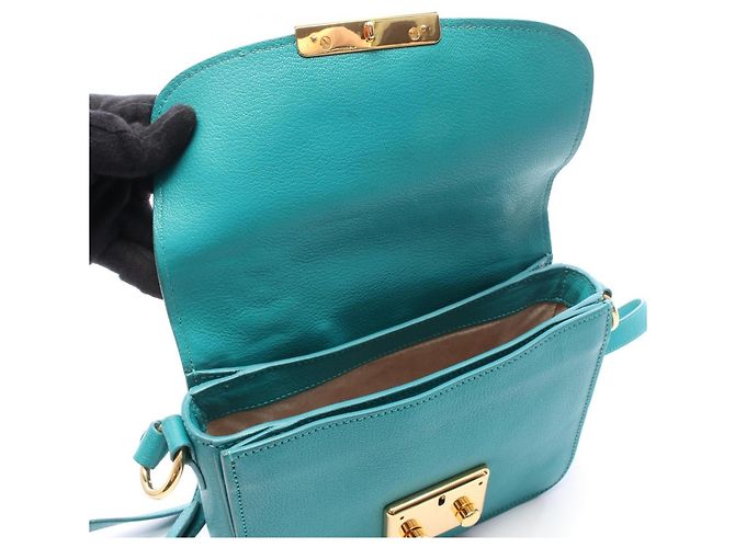 Miu Miu Madras 2-Way Handtasche Grün - Ansicht 10