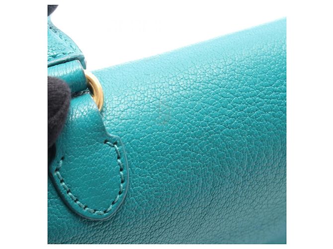 Miu Miu Madras 2-Way Handtasche Grün - Ansicht 12