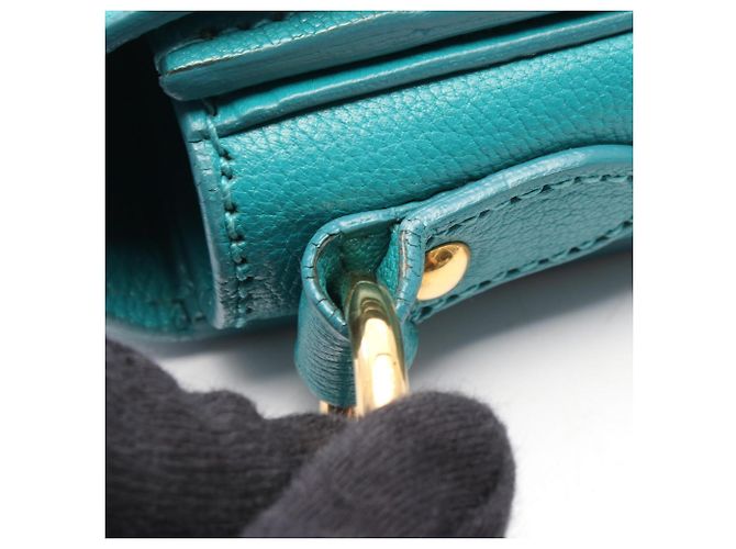 Miu Miu Madras 2-Way Handtasche Grün - Ansicht 5