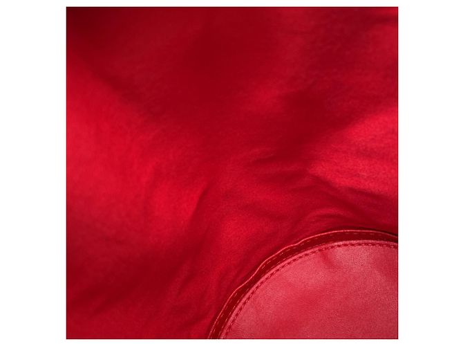 Borsa a secchiello a tracolla Christian Louboutin Marie Jane Nero Rosso - vista 9