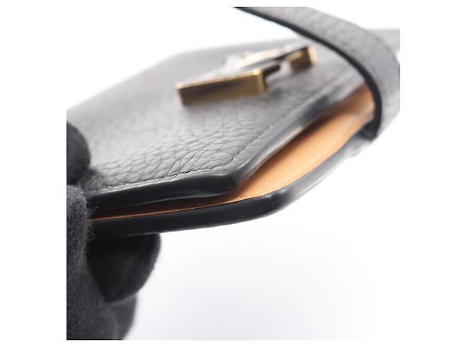 Portafoglio Louis Vuitton LV Vertical Wallet Compact Noir Bi-fold Wallet Nero - vista 10