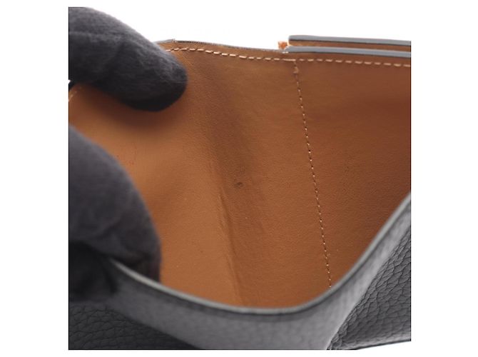 Portafoglio Louis Vuitton LV Vertical Wallet Compact Noir Bi-fold Wallet Nero - vista 12
