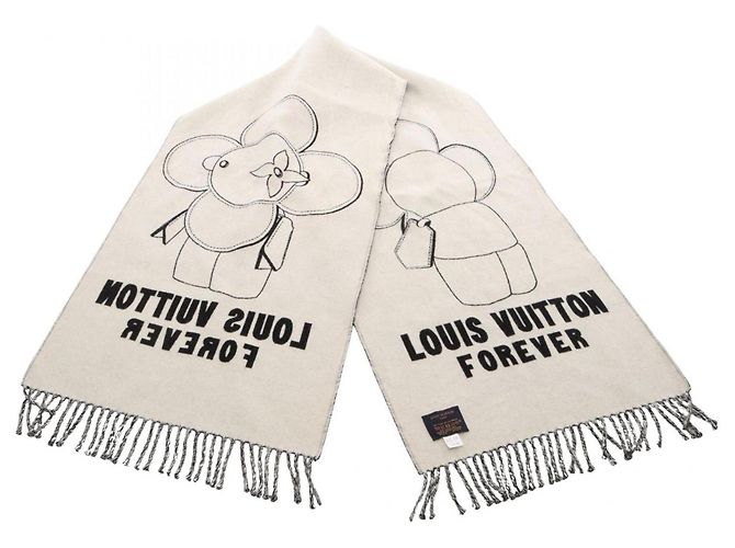 Bufanda Louis Vuitton Vivienne City Negro Crudo - vista 3