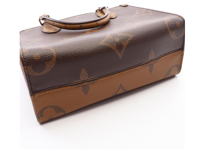 Louis Vuitton OnTheGo PM 2-Wege Handtasche Braun Beige - Ansicht 6