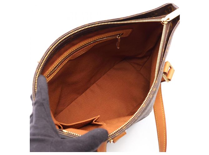 Bolsa de Ombro Louis Vuitton Cabas Piano Marrom - vista 3
