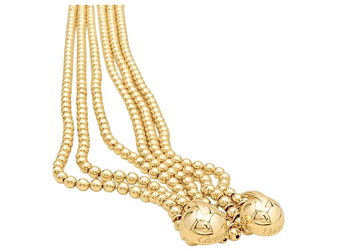 Bracciale Cartier, "Draperie", oro giallo, 6 file. - vista 3