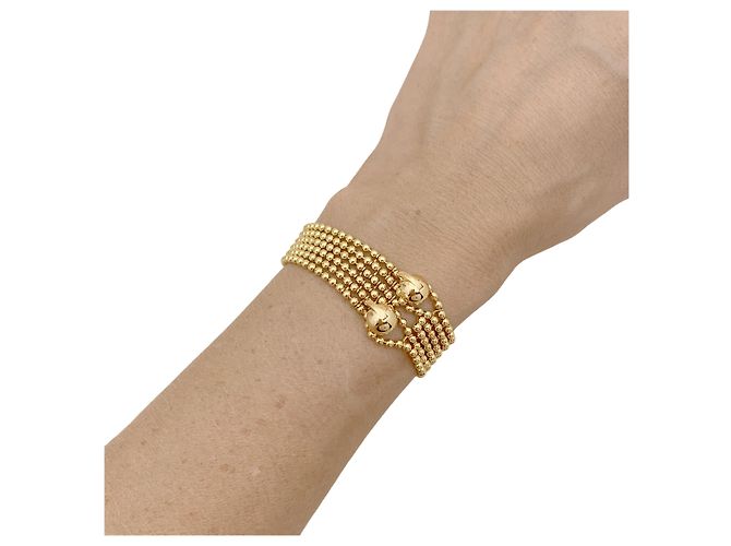 Bracciale Cartier, "Draperie", oro giallo, 6 file. - vista 6