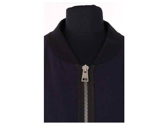 Giacca Ami in lana blu navy - vista 2