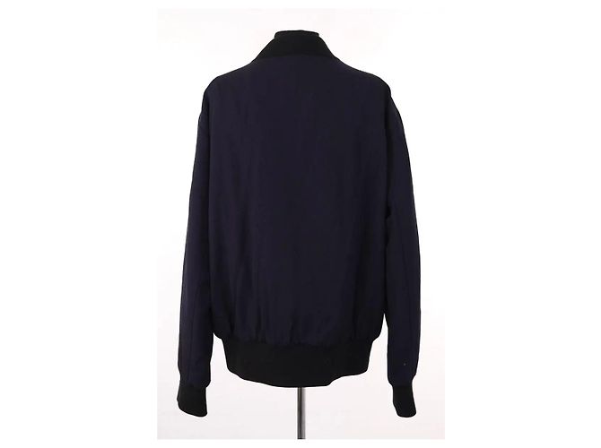 Giacca Ami in lana blu navy - vista 3