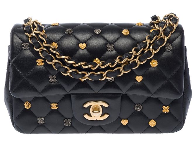 Borsa CHANEL Timeless/Classique in Pelle Nera - 103929 Nero - vista 3
