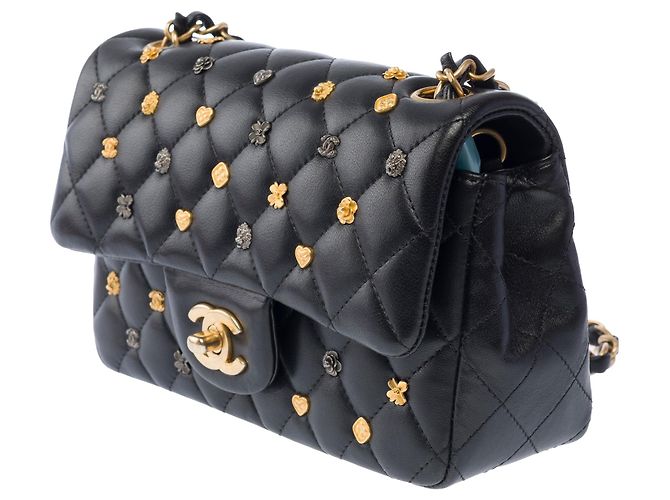 Borsa CHANEL Timeless/Classique in Pelle Nera - 103929 Nero - vista 5