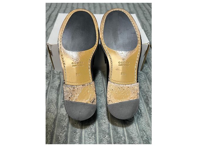 Mocassini Gucci in pelle nera Nero - vista 11