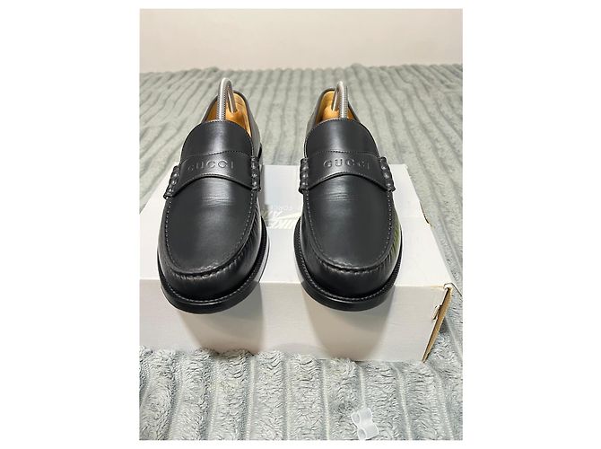Mocassini Gucci in pelle nera Nero - vista 13