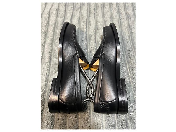 Mocassini Gucci in pelle nera Nero - vista 8