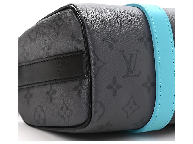 Louis Vuitton Keepall XS Couro Monogram Galaxy Azul Cinza - vista 7