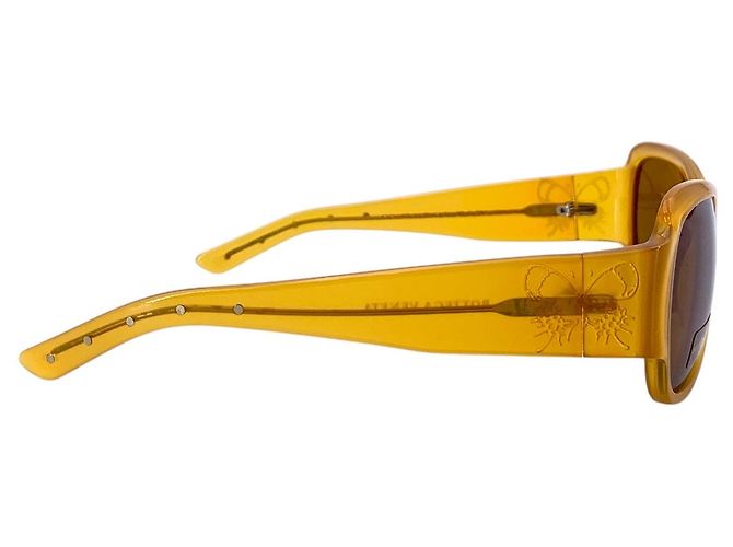 Bottega Veneta Gafas de sol Honey Plastic Butterfly 27/S 57/15 Castaño - vista 3