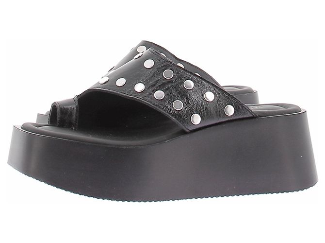 Autre Marque Sandali Nova in pelle nera con borchie Nero - vista 2
