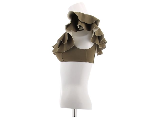 Lisa Marie Fernandez Khaki-Bikini-Oberteil - Ansicht 4