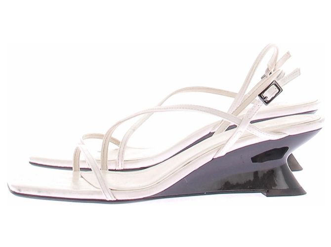 Autre Marque Sandali M&S in pelle beige - vista 2