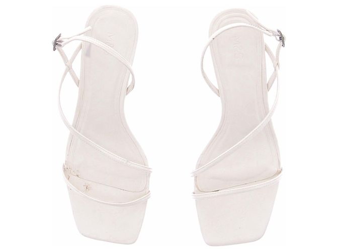 Autre Marque Sandali M&S in pelle beige - vista 4