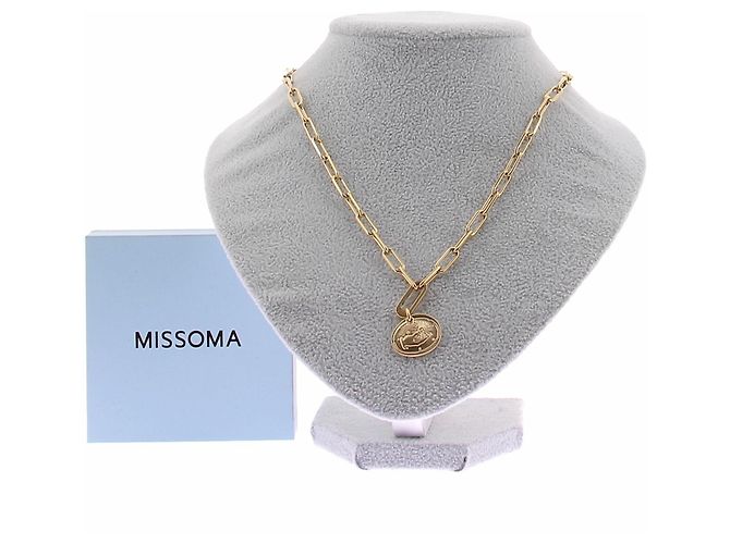 Autre Marque Collar Talismán "The Fortune" Dorado - vista 6