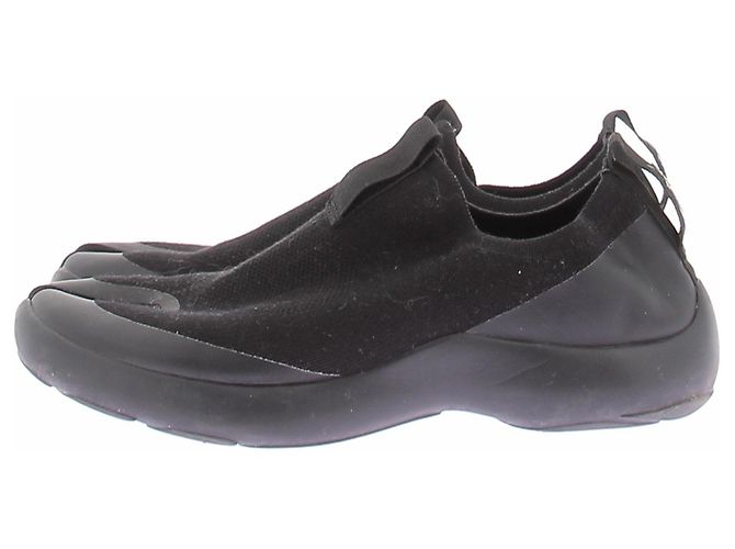 Autre Marque Tabi Sneaker aus schwarzem Stoff - Ansicht 2
