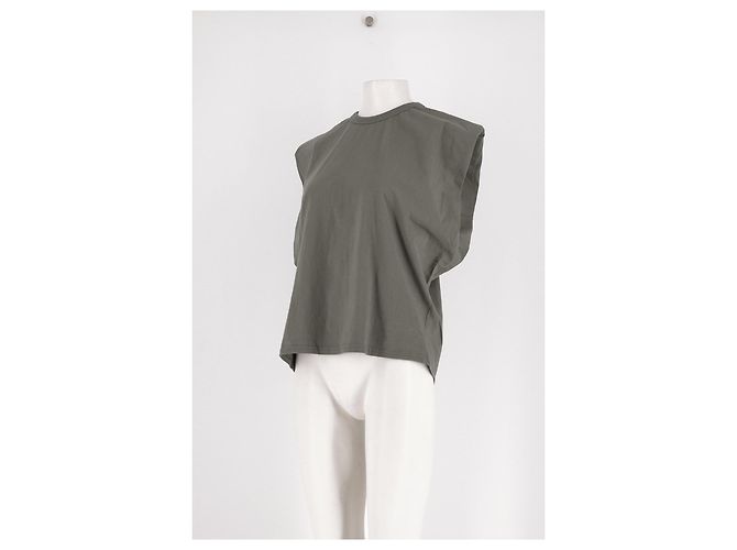 Autre Marque Top de algodón caqui THE FRANKIE SHOP - vista 4