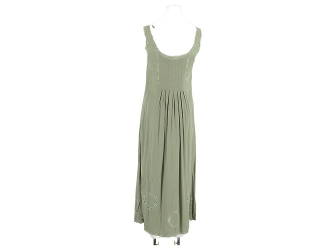 Autre Marque Vestido midi verde SHINTA - vista 6
