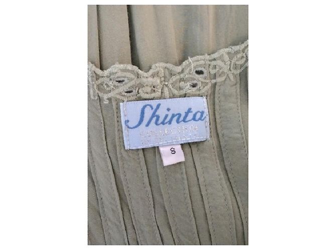 Autre Marque Vestido midi verde SHINTA - vista 7