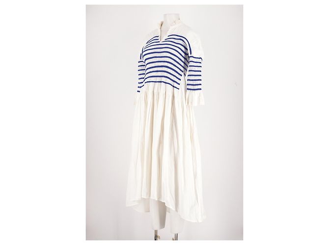 Autre Marque Abito MII in cotone bianco S - vista 4