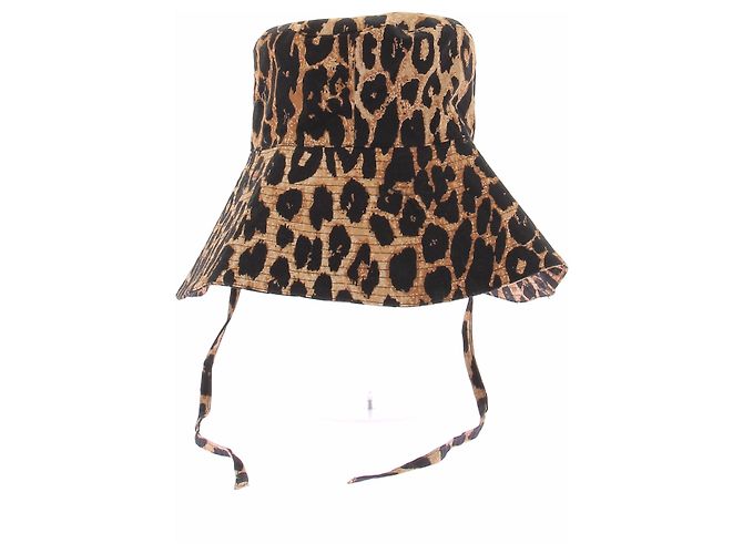 Autre Marque Sombrero con estampado animal Castaño - vista 4