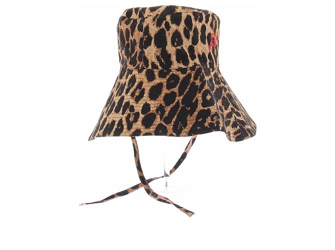 Autre Marque Sombrero con estampado animal Castaño - vista 5