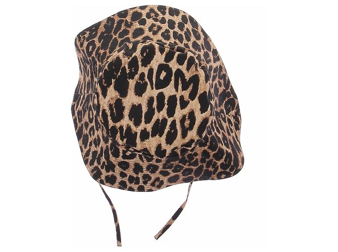 Autre Marque Sombrero con estampado animal Castaño - vista 6