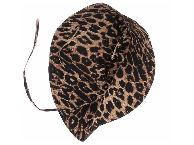 Autre Marque Sombrero con estampado animal Castaño - vista 7