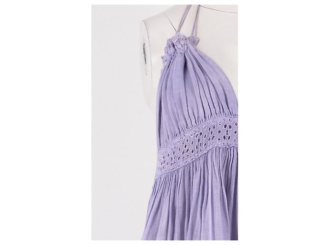 Autre Marque SUNDAY Leinenkleid Lila - Ansicht 3