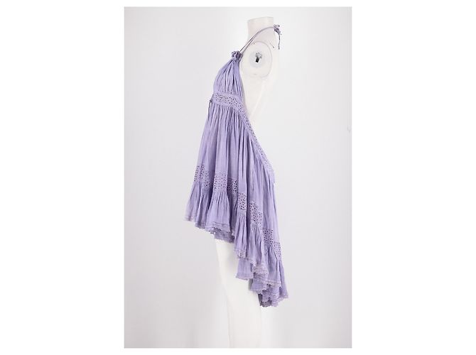 Autre Marque SUNDAY Leinenkleid Lila - Ansicht 5
