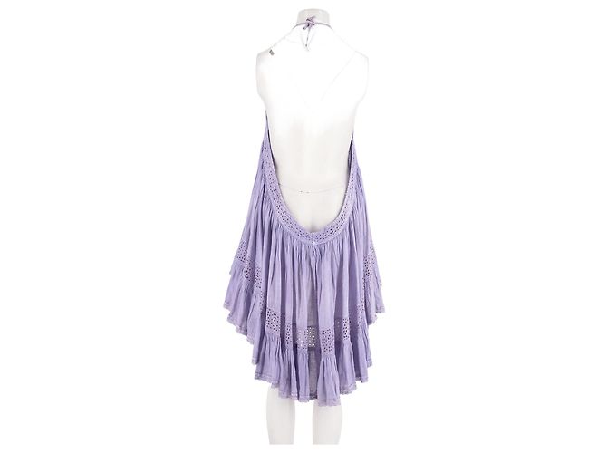 Autre Marque SUNDAY Leinenkleid Lila - Ansicht 6