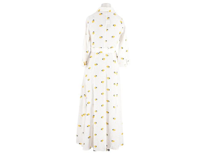 Autre Marque LUISA Leinenkleid weiß - Ansicht 6
