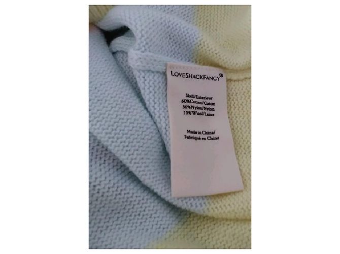 Autre Marque Mehrfarbige Baumwollweste Mehrfarben - Ansicht 8
