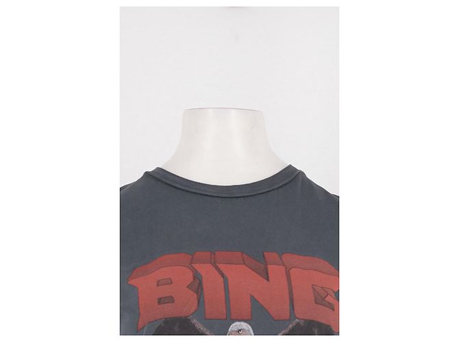 Anine Bing Baumwoll-Top Grau - Ansicht 2
