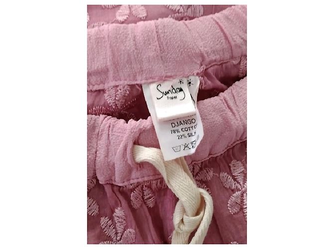 Autre Marque Sunday Baumwollhose Rosa Pink - Ansicht 5